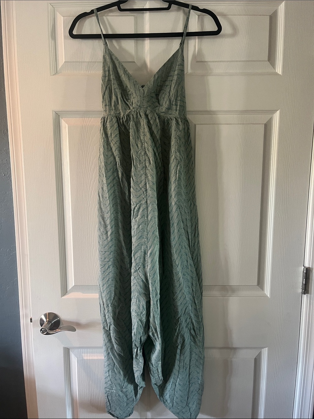 Patagonia Mint Green Strappy Jumpsuit